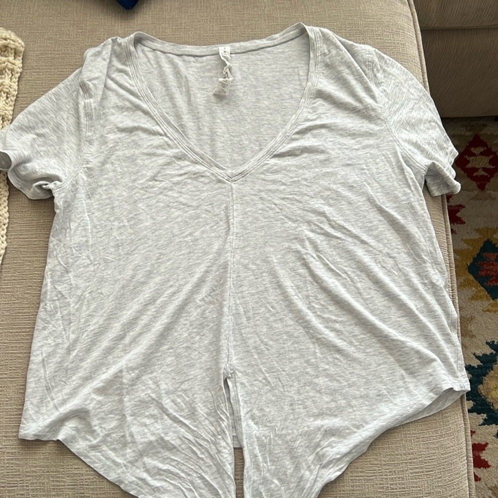 Lululemon Short Sleeve Front Tie Top